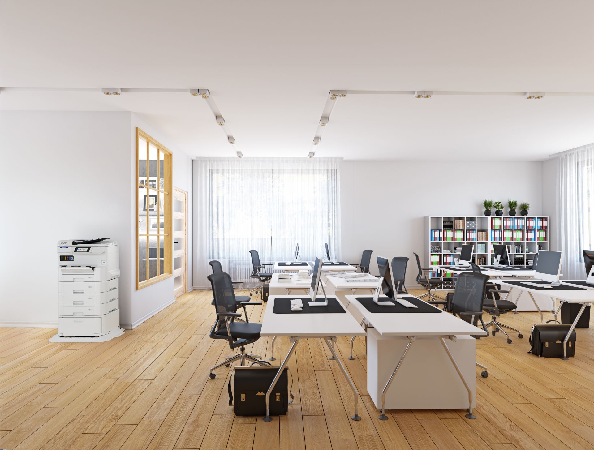 Epson WorkForce Pro EM-C7100D3TWFC (inkl. 3 zusätzliche Papierkassetten und Unterschrank)