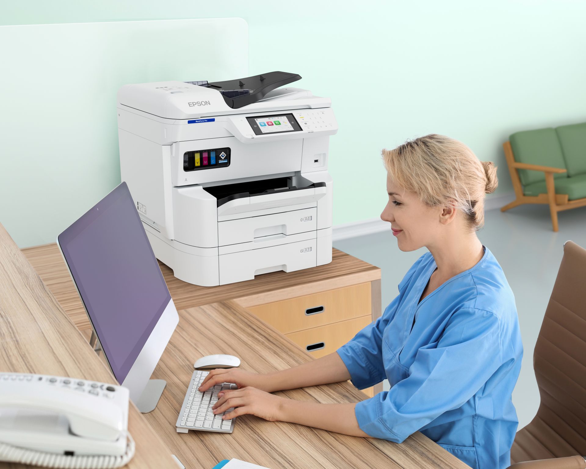 Epson WorkForce Pro EM-C7100DTWF (inkl. eine zusätzliche Papierkassette)