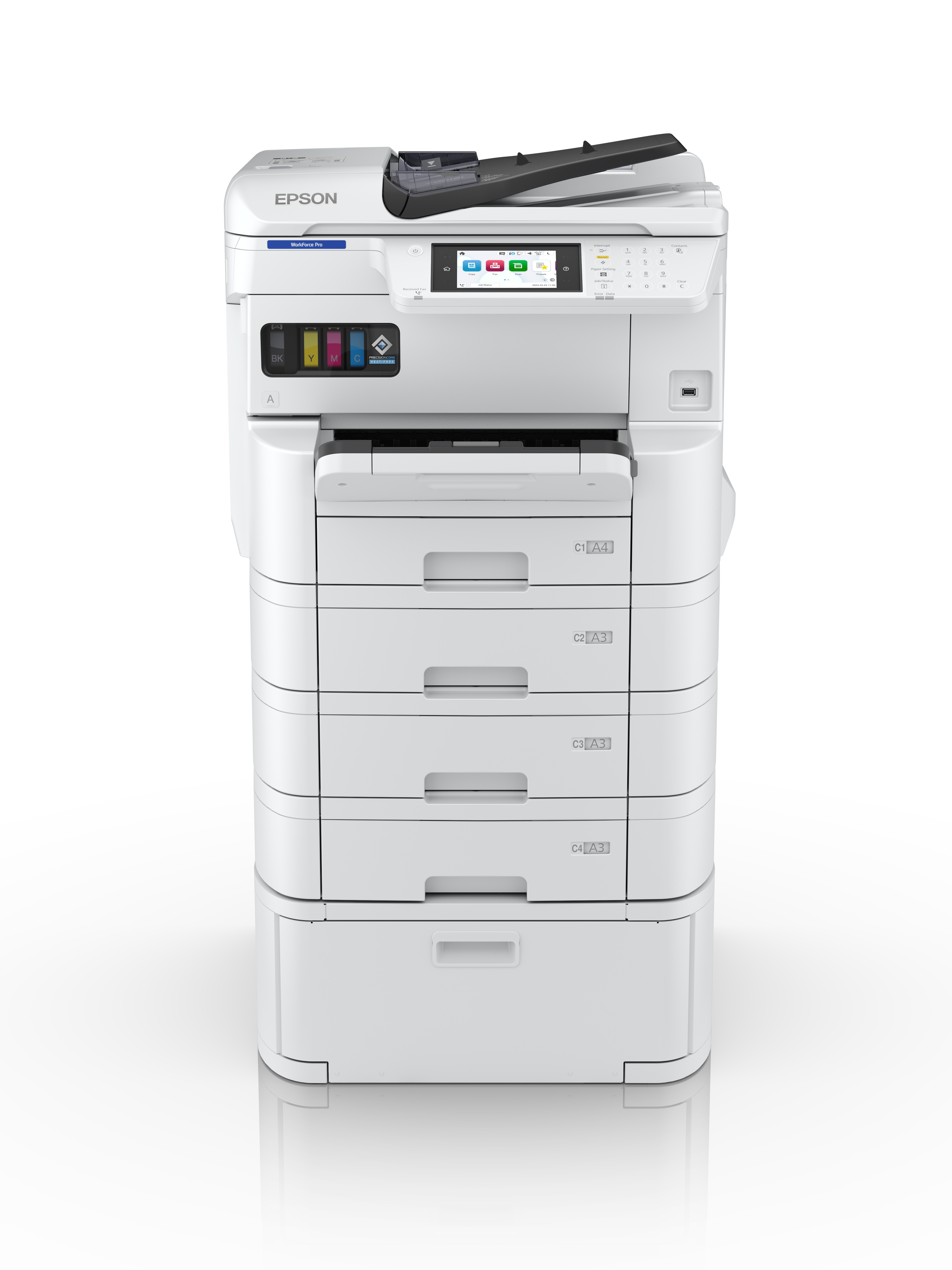 Epson WorkForce Pro EM-C7100D3TWFC (inkl. 3 zusätzliche Papierkassetten und Unterschrank)